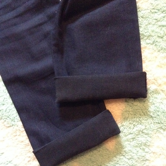 HUDSON dark bacara crop skinny cuffed jeans 27 - Picture 7 of 8
